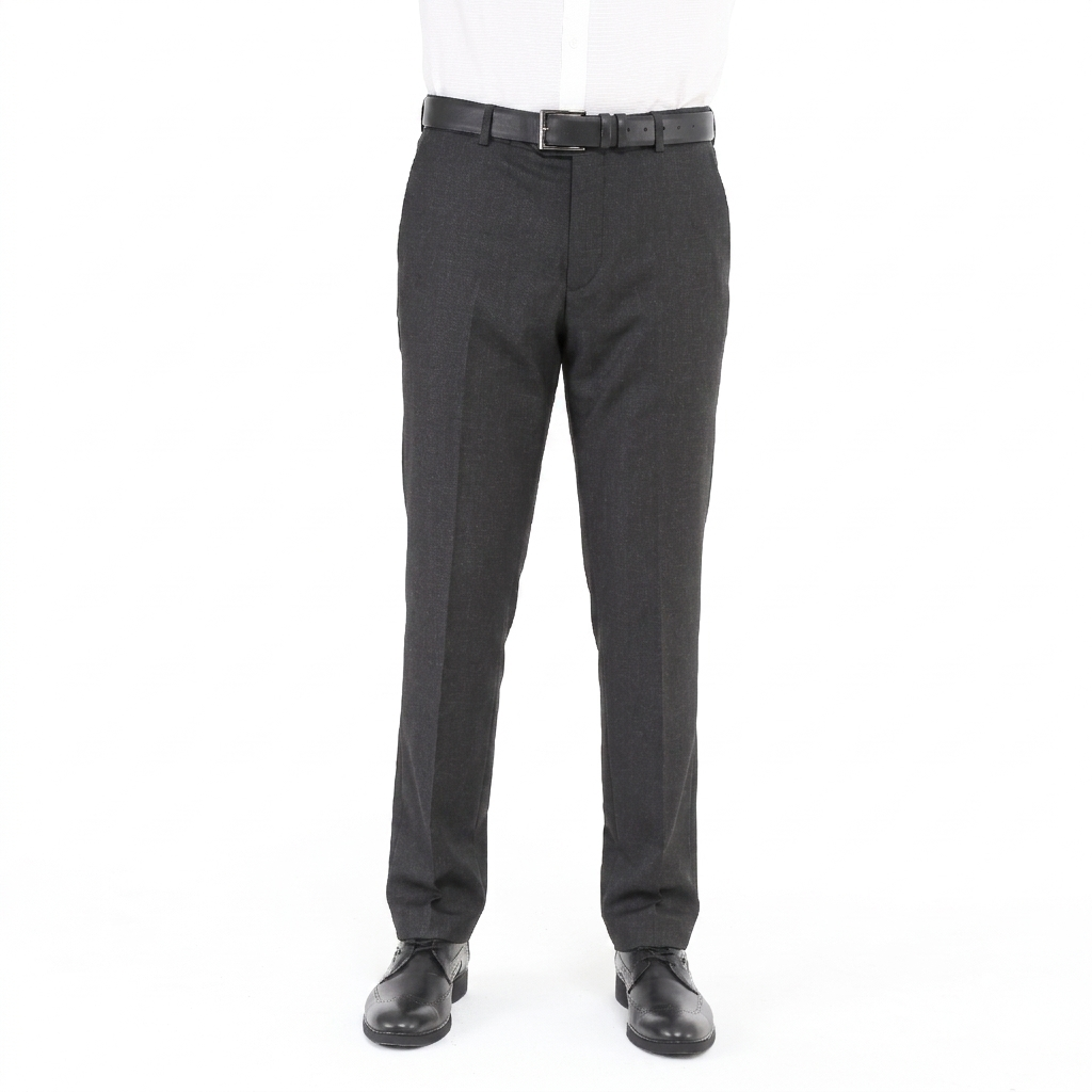 ICONIC ANTHRACITE - Men’s Elegant Anthracite Classic Trouser | Master Tailored Fit