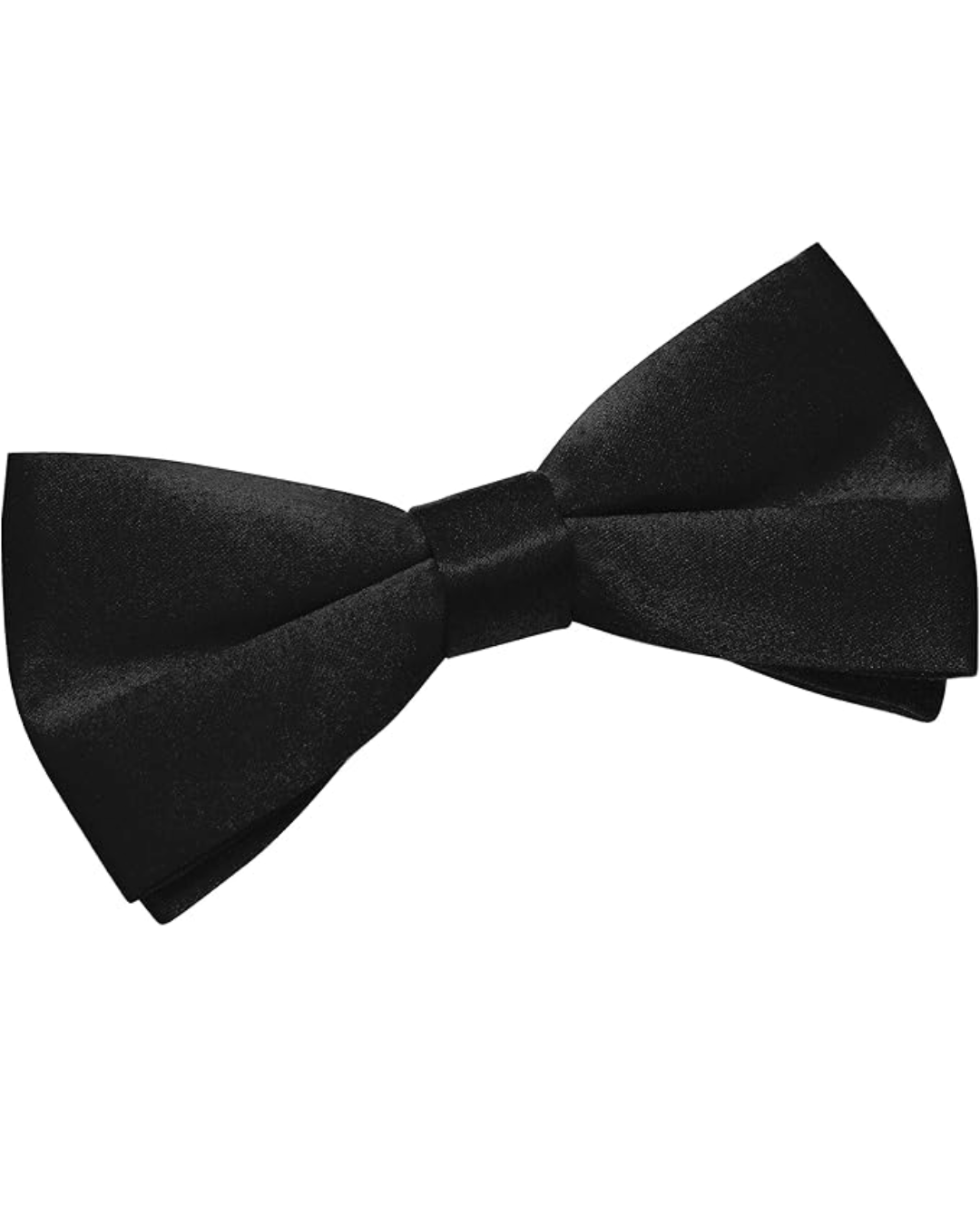 Mens Black Colour Pre-tied Bow Tie