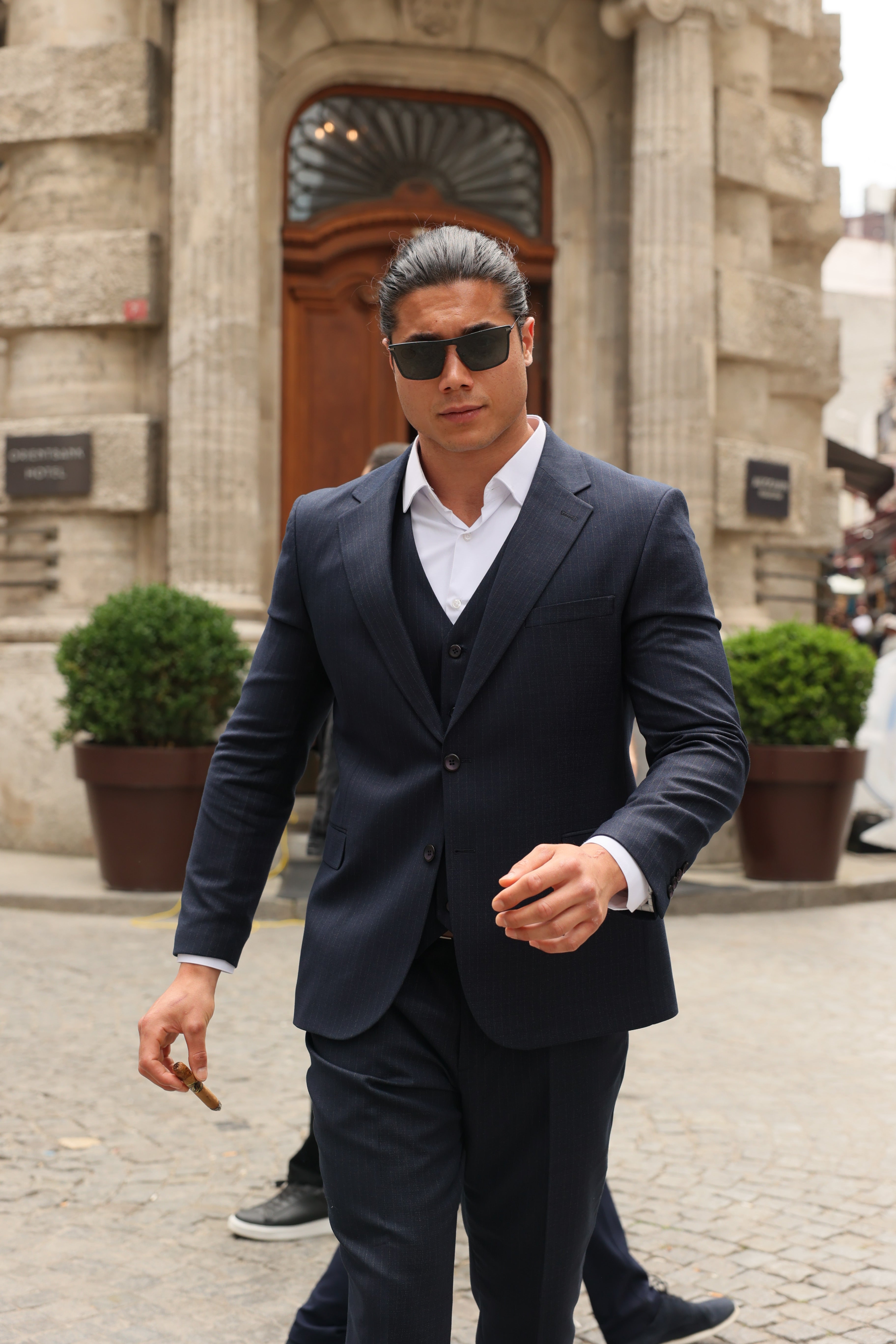 Three-Piece Classic Suit for Men