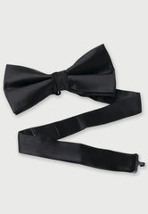 Mens Black Colour Pre-tied Bow Tie