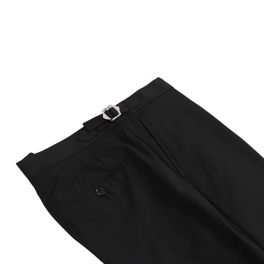 Black Trousers with Side Adjusters for Men