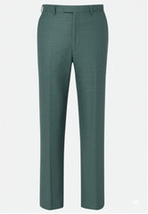 Men's ICONIC Green Texture Double Breasted Suit With Green Crystal Buttons