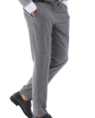 Grey Plain Trouser for Men