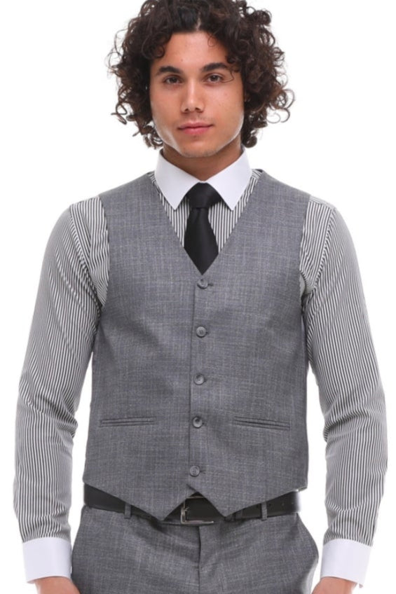 Men's Grey Classic Waistcoat