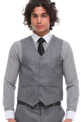 Men's Grey Classic Waistcoat