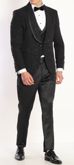 Jacquard tuxedo suit for men