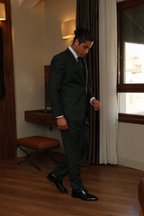 Three-Piece Green Suit