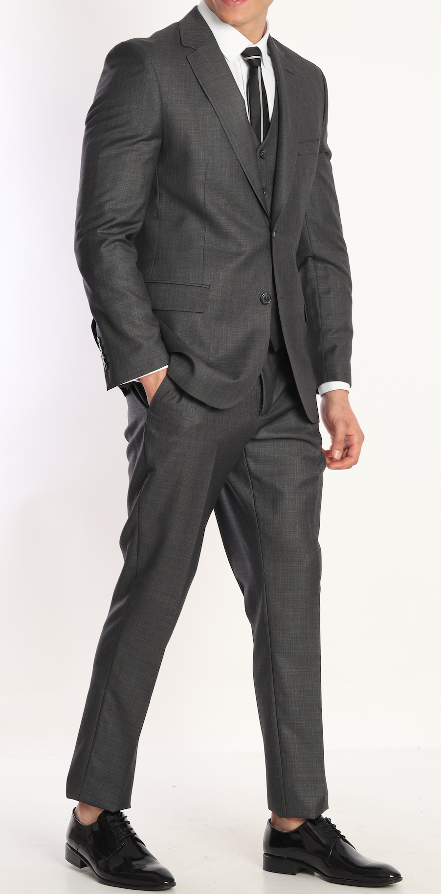 charcoal grey suit for men UK