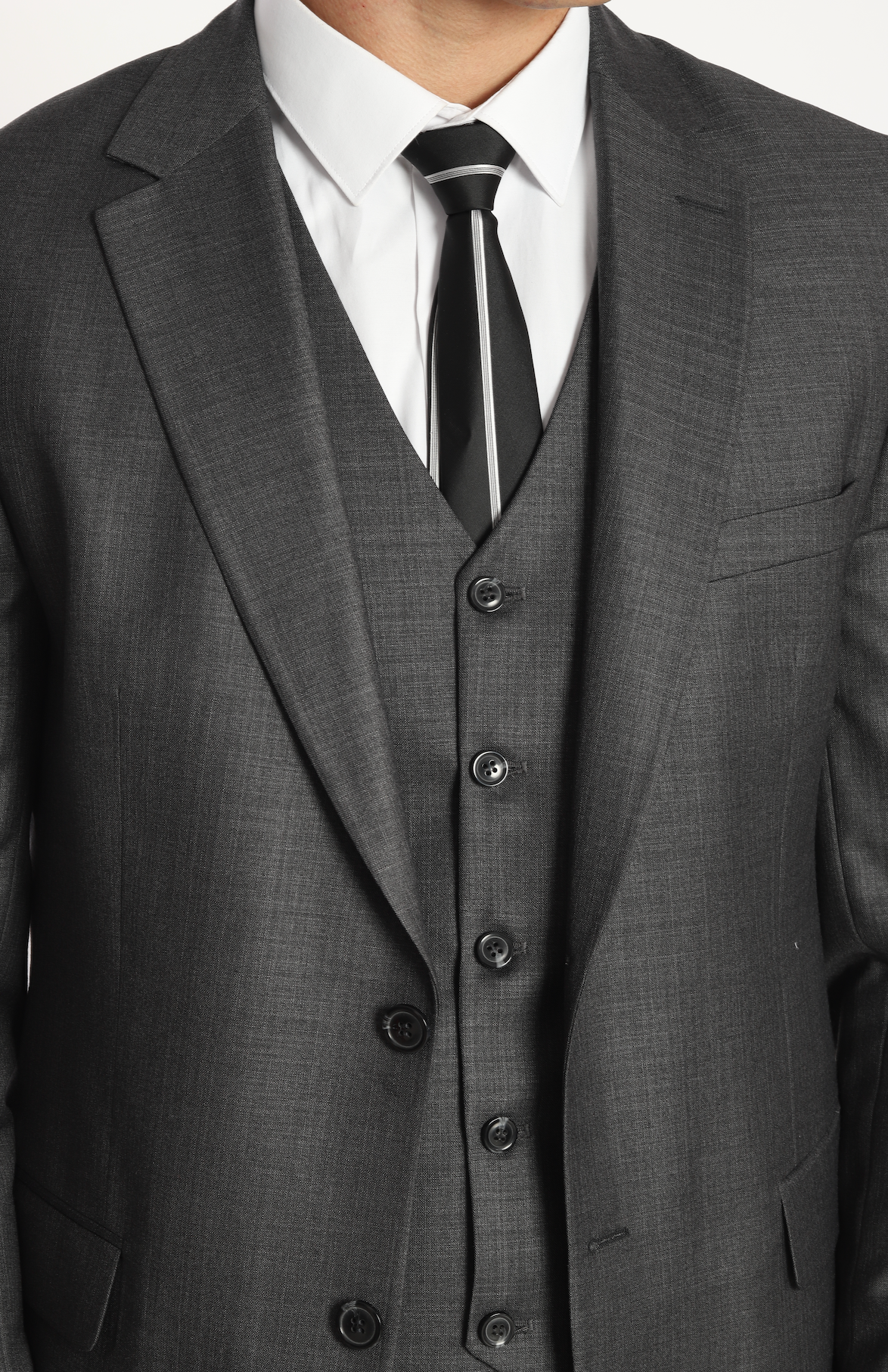 Men's charcoal grey suits