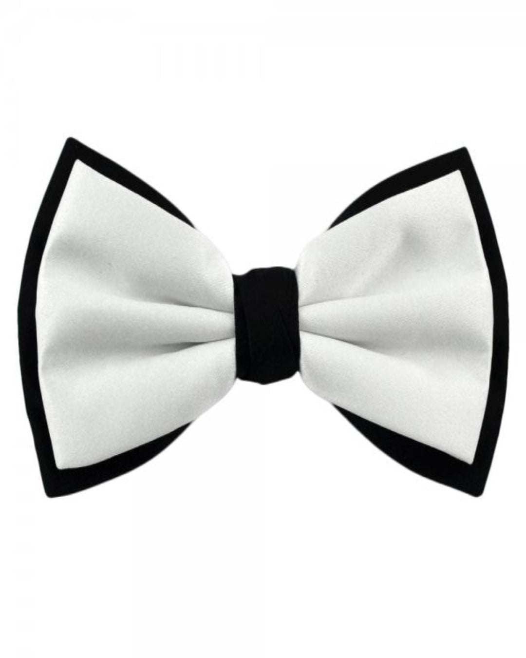 white black bowtie for men