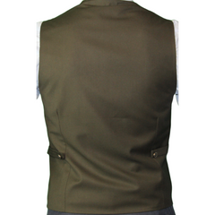ICONIC GREEN - Green Double Breasted Waistcoat