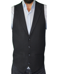 ICONIC NAVY BAKLAVA - Navy Single Breasted Waistcoat