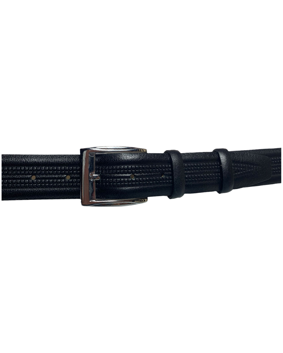 Black Genuine Leather Classic Belt for Men