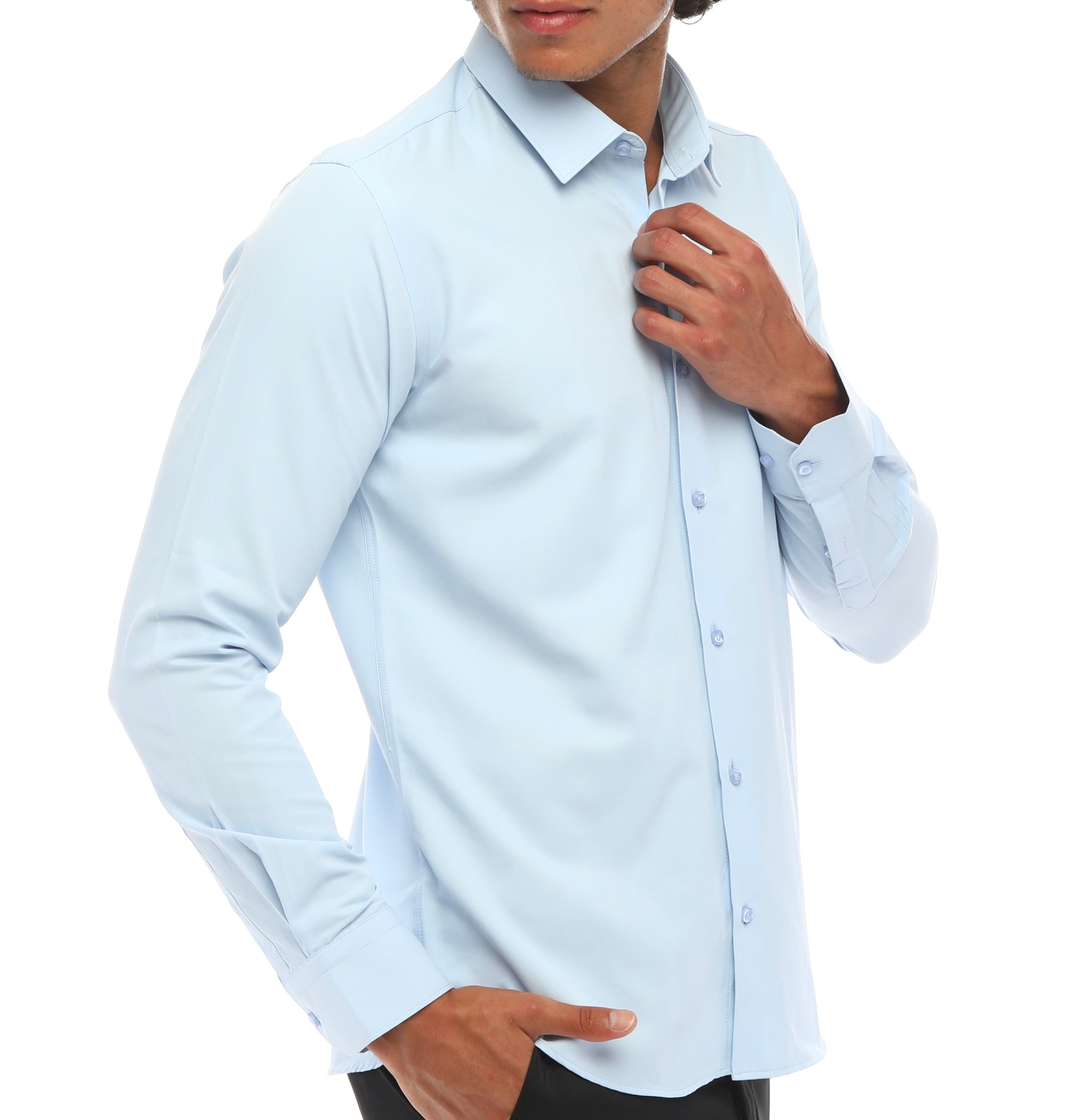 Blue Single Cuff Shirt