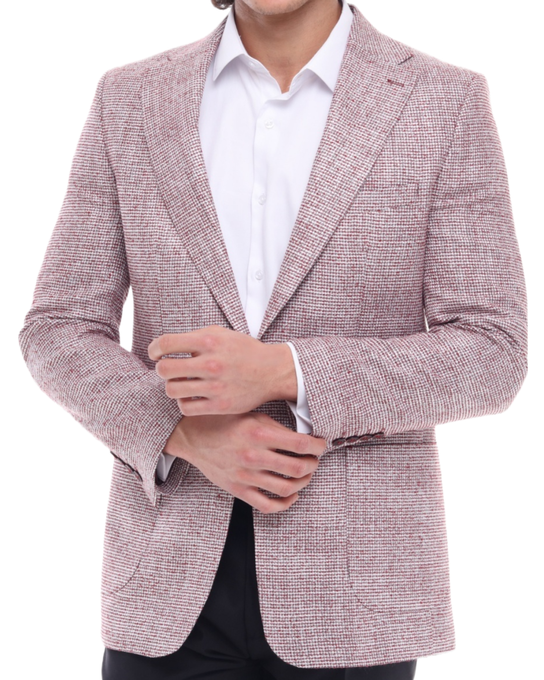 ICONIC POLISHED - Pink Tweed Blazer