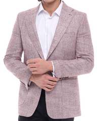 ICONIC POLISHED - Pink Tweed Blazer