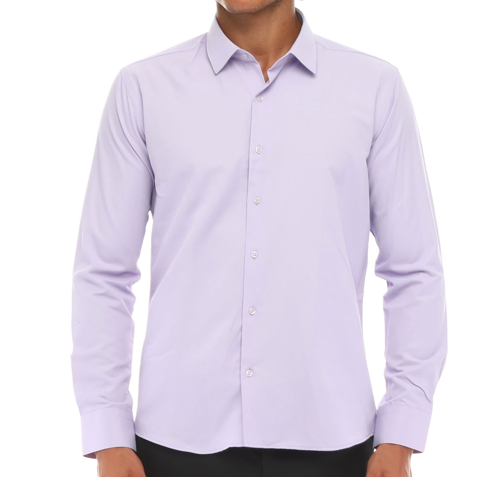 Lilac Single Cuff Shirt for Men