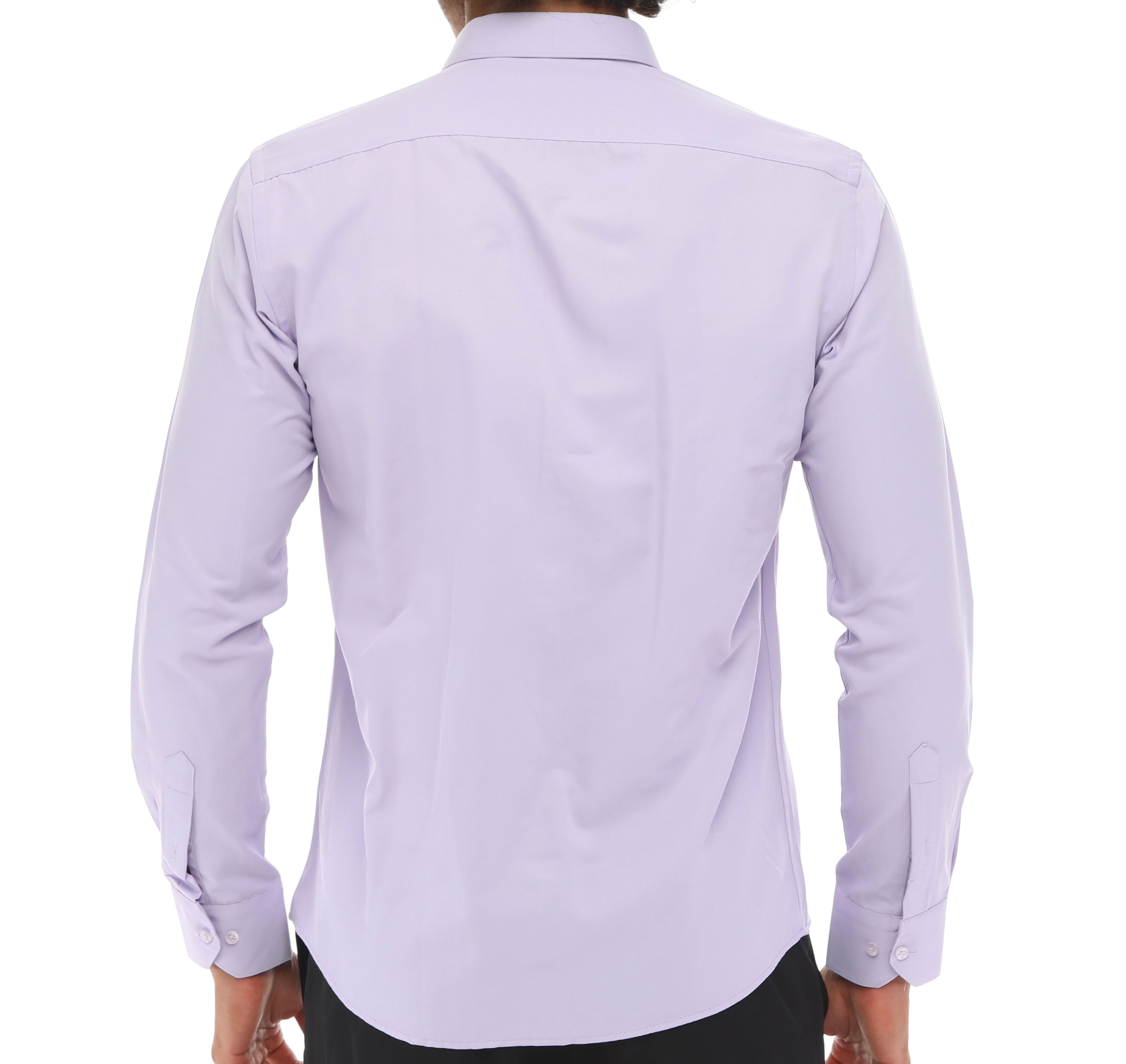 Men's Lilac Single Cuff Shirt