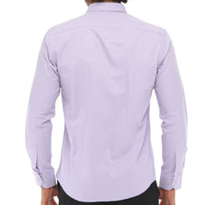Men's Lilac Single Cuff Shirt