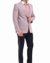 Men's Pink Tweed Blazer