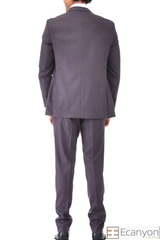 Wine Colour Plain Thick Design 3 Piece Suit, A timeless a wine three piece suits that can be styled up for special events or styled down for the office. The matching quality a plain wine colour waistcoat and trousers are paired with a plain wine colour suit jacket. You’ll love the patterned lining panels on this suit, especially the one in the jacket’s breast pocket which doubles up as a pocket square. Master Tailored Fit 3 Piece Suit