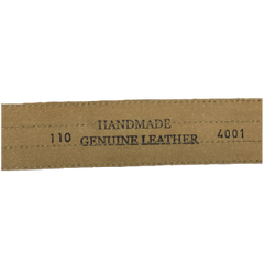 Genuine leather handmade belt for men