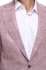 Pink Tweed Blazer for Men
