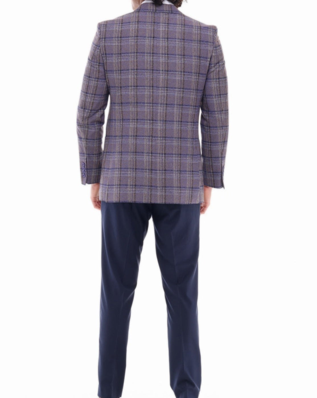 Purple & Lilac Check Blazer