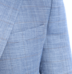 Bluer Blinders Linen Icnony - Linen Three Piece Suit