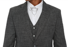 ICONYN SAV AYIN - Black Dot Three Piece Suit