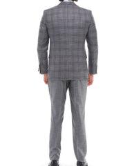 ICONYN GEORGE - Grey Mixed & Matched Three Piece Suit
