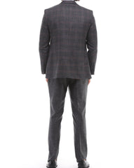 ICONYN HAYES - Grey Mixed & Matched Three Piece Suit