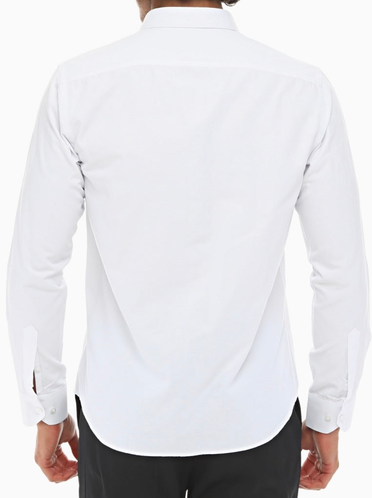 White Single Cuff Shirt for Men