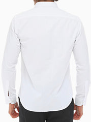 White Single Cuff Shirt for Men